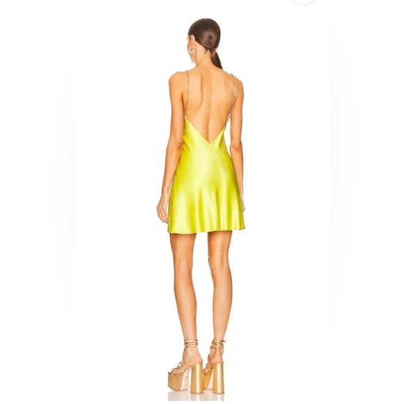 Cult Gaia Minna Dress in Tahdig Yellow NWT - Picture 2 of 7